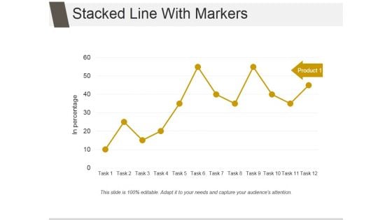 Stacked Line With Markers Ppt PowerPoint Presentation Rules