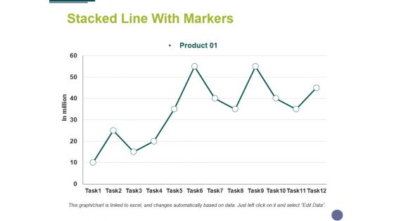 Stacked Line With Markers Ppt PowerPoint Presentation Summary Layout Ideas