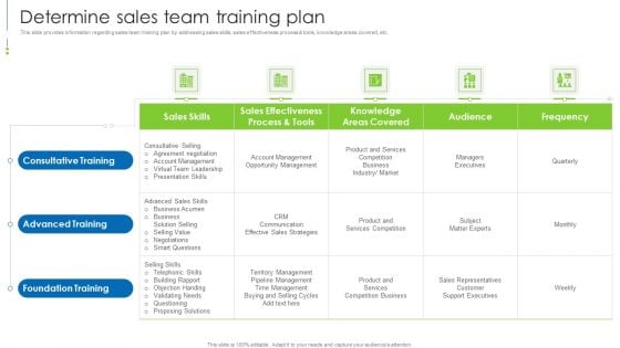 Staff Awareness Playbook Determine Sales Team Training Plan Rules PDF