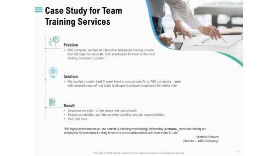 Staff Engagement Training And Development Case Study For Team Training Services Introduction PDF Staff Engagement Training And Development Case Study For Team Training Services Introduction PDF