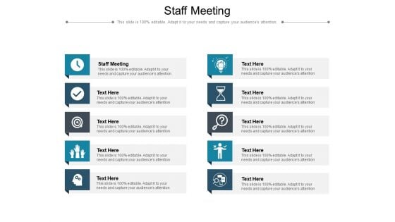 Staff Meeting Ppt PowerPoint Presentation File Maker Cpb Pdf