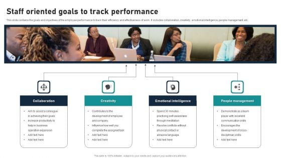 Staff Oriented Goals To Track Performance Introduction PDF