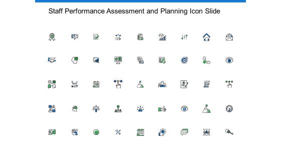 Staff Performance Assessment And Planning Icon Slide Growth Ppt PowerPoint Presentation Slides Graphics Template