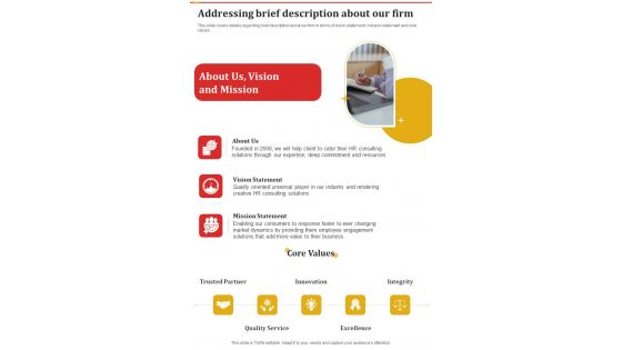 Staff Privilege Administration Addressing Brief Description One Pager Sample Example Document Staff Privilege Administration Addressing Brief Description One Pager Sample Example Document