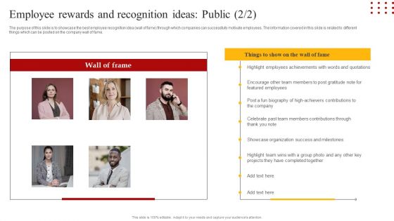 Staff Retention Techniques To Minimize Hiring Expenses Employee Rewards And Recognition Ideas Public Summary PDF