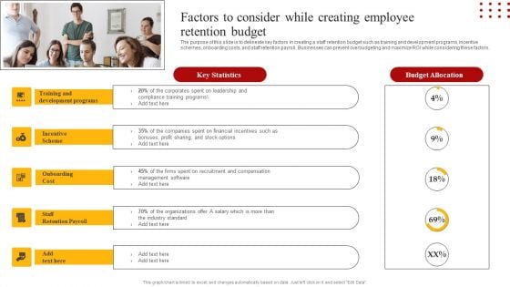 Staff Retention Techniques To Minimize Hiring Expenses Factors To Consider While Creating Employee Infographics PDF