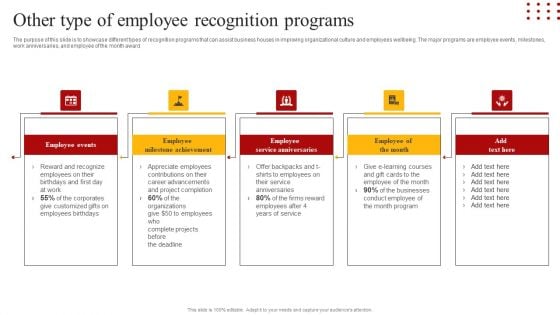 Staff Retention Techniques To Minimize Hiring Expenses Other Type Of Employee Recognition Programs Ideas PDF Staff Retention Techniques To Minimize Hiring Expenses Other Type Of Employee Recognition Programs Ideas PDF