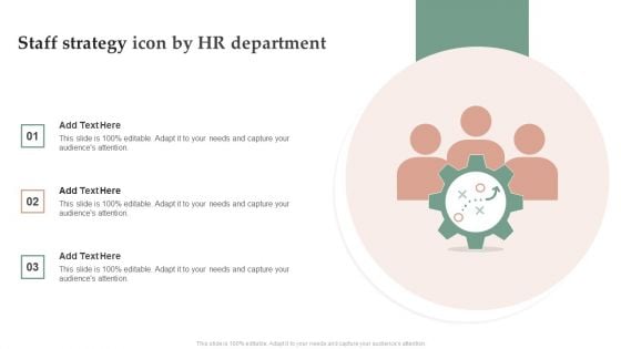 Staff Strategy Icon By HR Department Download PDF