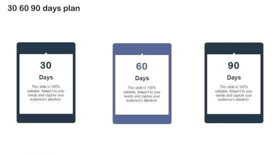 Staff Succession Planning And Development Strategy 30 60 90 Days Plan Brochure PDF