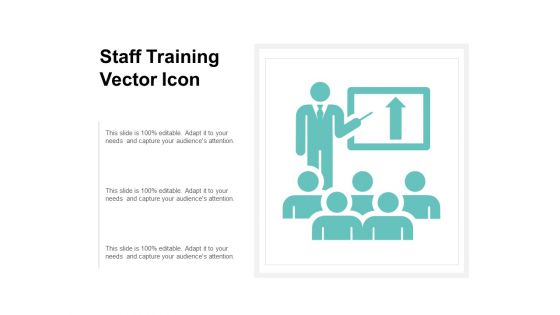 Staff Training Vector Icon Ppt PowerPoint Presentation File Structure