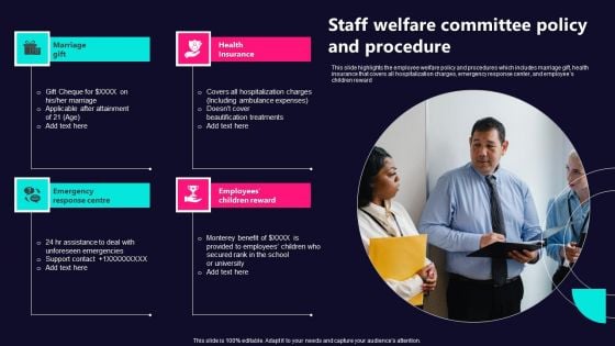 Staff Welfare Committee Policy And Procedure Mockup PDF Staff Welfare Committee Policy And Procedure Mockup PDF