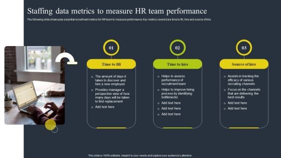 Staffing Data Metrics To Measure HR Team Performance Graphics PDF