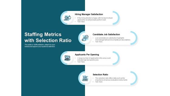 Staffing Metrics With Selection Ratio Ppt PowerPoint Presentation Picture