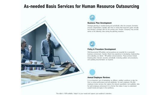 Staffing Offshoring Proposal As Needed Basis Services For Human Resource Outsourcing Guidelines PDF