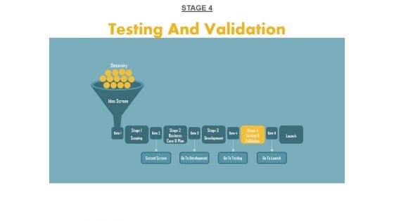 Stage 4 Testing And Validation Ppt PowerPoint Presentation Professional Infographics