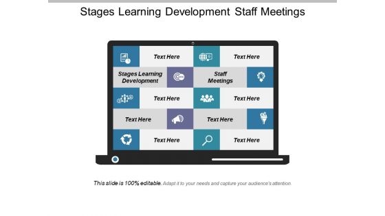 Stages Learning Development Staff Meetings Ppt PowerPoint Presentation Outline Infographic Template