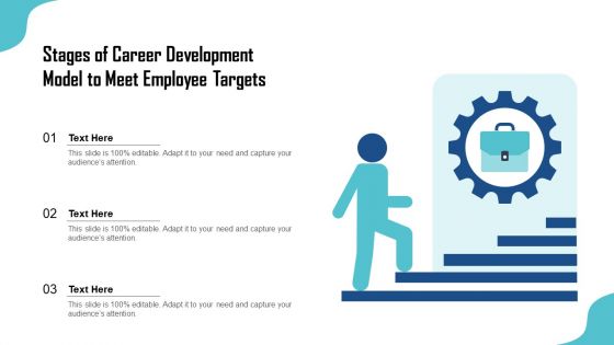 Stages Of Career Development Model To Meet Employee Targets Ppt Powerpoint Presentation Gallery Example PDF