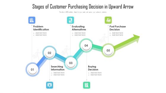 Stages Of Customer Purchasing Decision In Upward Arrow Ppt Gallery Background Image PDF Stages Of Customer Purchasing Decision In Upward Arrow Ppt Gallery Background Image PDF