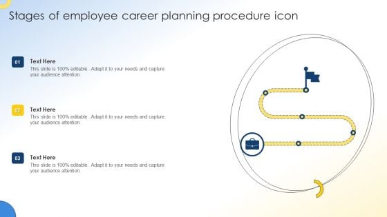 Stages Of Employee Career Planning Procedure Icon Infographics PDF