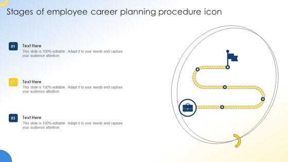 Stages Of Employee Career Planning Procedure Icon Infographics PDF