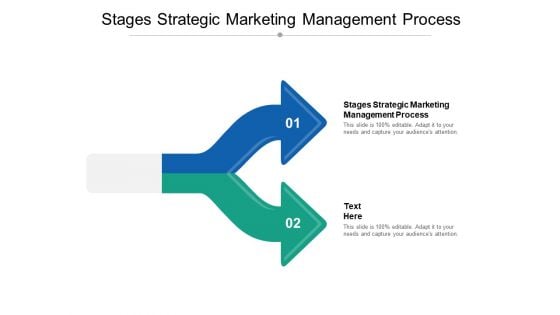 Stages Strategic Marketing Management Process Ppt PowerPoint Presentation File Designs Cpb