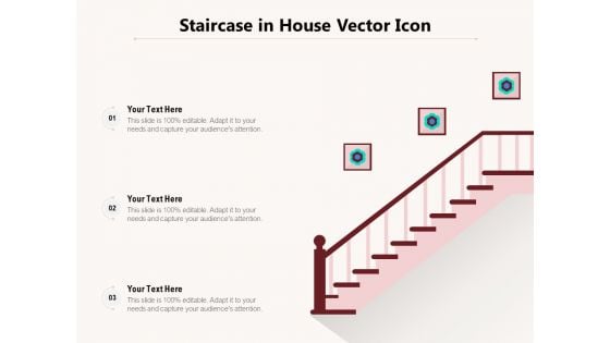 Staircase In House Vector Icon Ppt PowerPoint Presentation Gallery Examples PDF