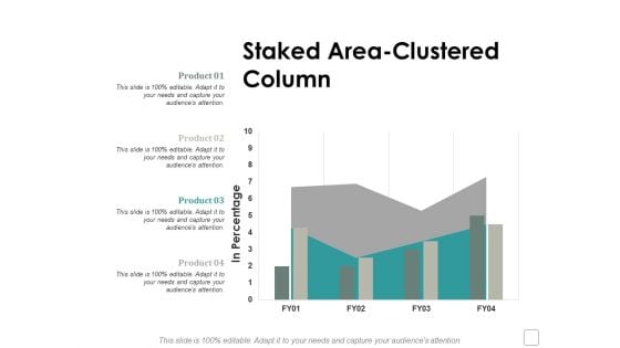 Staked Area Clustered Column Ppt Powerpoint Presentation Infographics Elements