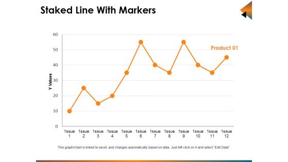 Staked Line With Markers Ppt PowerPoint Presentation Infographics Show