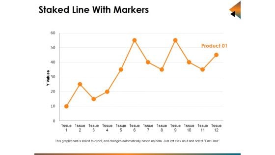 Staked Line With Markers Ppt PowerPoint Presentation Infographics Show