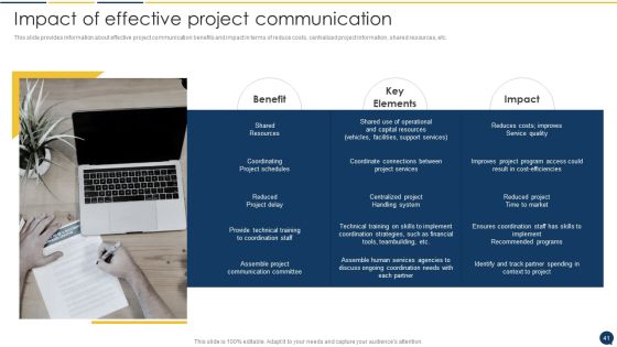 Stakeholder Communication Program Ppt PowerPoint Presentation Complete Deck With Slides Slide41