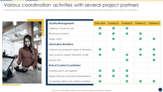 Stakeholder Communication Program Various Coordination Activities With Several Project Partners Download PDF