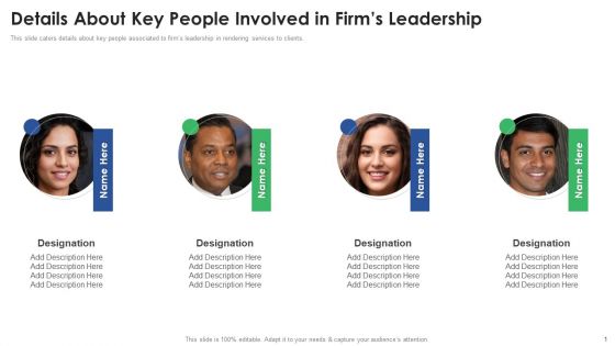 Stakeholder Deck Presentation Services Details About Key People Involved In Firms Topics PDF