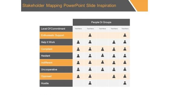 Stakeholder Mapping Powerpoint Slide Inspiration