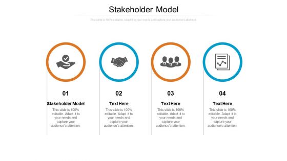 Stakeholder Model Ppt PowerPoint Presentation Icon Background Cpb