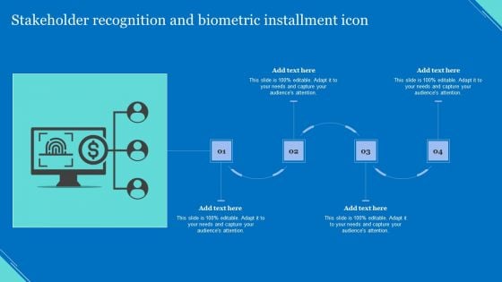 Stakeholder Recognition And Biometric Installment Icon Themes PDF