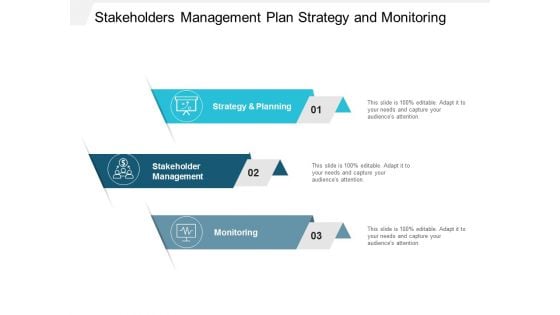 Stakeholders Management Plan Strategy And Monitoring Ppt Powerpoint Presentation Icon Format Ideas