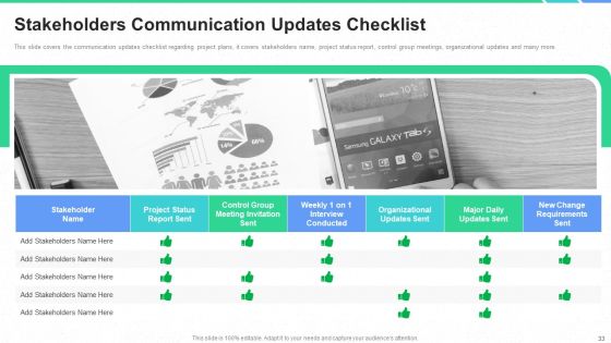 Stakeholders Participation In Project Development Process Ppt PowerPoint Presentation Complete Deck With Slides Slide33