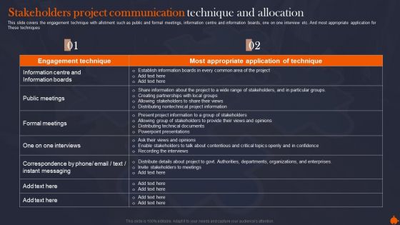 Stakeholders Project Organize Supervise And Enhance Relationships With Shareholders Formats PDF