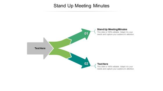 Stand Up Meeting Minutes Ppt PowerPoint Presentation Styles Design Templates Cpb