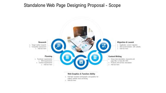 Standalone Web Page Designing Proposal Scope Demonstration PDF Standalone Web Page Designing Proposal Scope Demonstration PDF