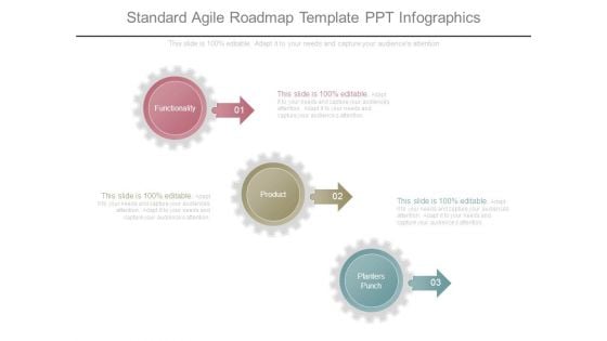 Standard Agile Roadmap Template Ppt Infographics