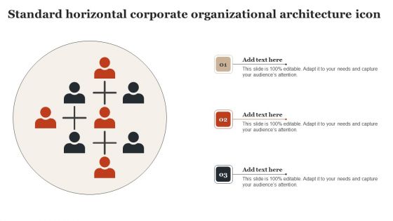 Standard Horizontal Corporate Organizational Architecture Icon Inspiration PDF