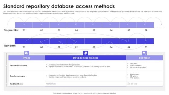 Standard Repository Database Access Methods Formats PDF