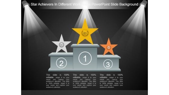 Star Achievers In Different Work Areas Powerpoint Slide Background Star Achievers In Different Work Areas Powerpoint Slide Background