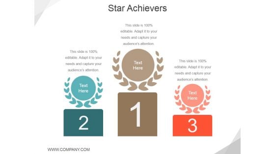 Star Achievers Ppt PowerPoint Presentation Infographics Good