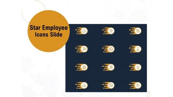 Star Employee Icons Slide Ppt Summary Picture PDF