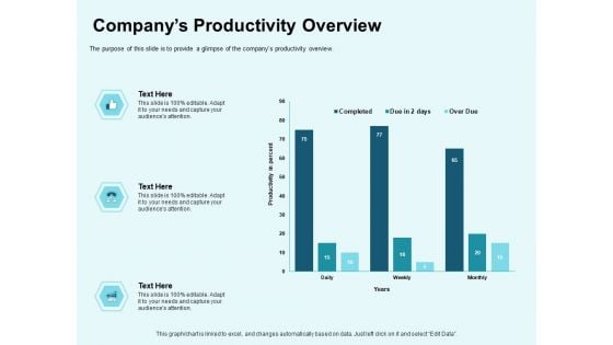 Star Performer Companys Productivity Overview Ppt File Backgrounds PDF