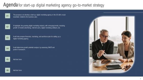 Start Up Digital Marketing Agency Go To Market Strategy