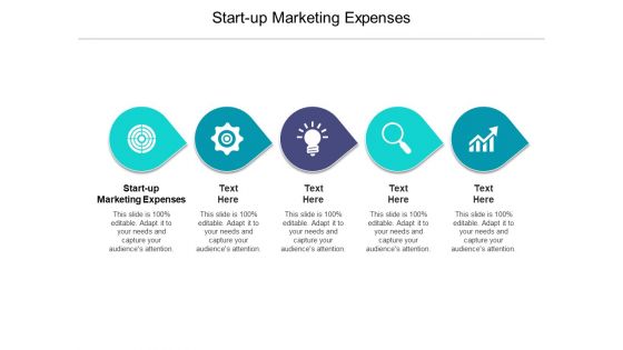 Start Up Marketing Expenses Ppt PowerPoint Presentation Pictures Background Images Cpb Pdf