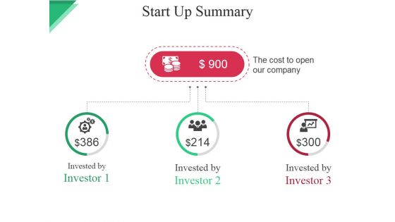 Start Up Summary Ppt PowerPoint Presentation Portfolio Clipart Images